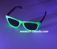 Oakley Frogskins BlackLight Green - Black / Grey (24-286)
